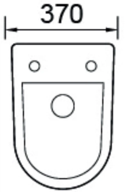 Унитаз подвесной Ravak WC Concept Oval RimOff с сиденьем Soft Close дюропласт RKUM000009 - изображение 4