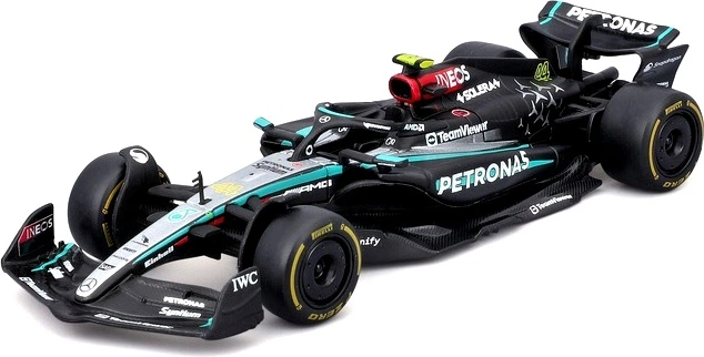 Samochód zdalnie sterowany Bburago Mercedes-AMG F1 W15 Performance 2024 1:43 38208-44 (4893993382088) - obraz 2