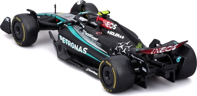 Samochód zdalnie sterowany Bburago Mercedes-AMG F1 W15 Performance 2024 1:43 38208-44 (4893993382088) - obraz 3