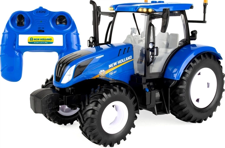 Traktor zdalnie sterowany Britains Big Farm New Holland T6. 070 Niebeski 43305-2 (36881433057) - obraz 2