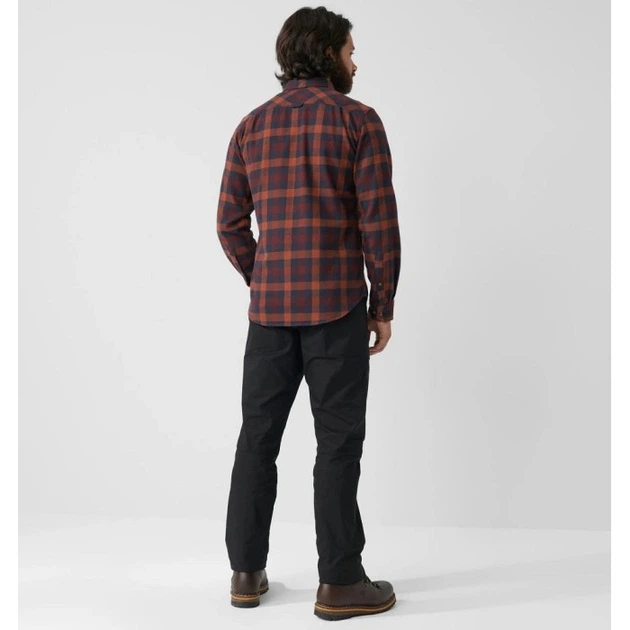 Рубашка Fjallraven Skog Shirt M M Red/Navy (1004-81353.560.M) - изображение 4