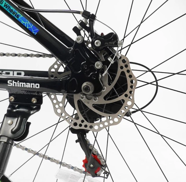 Велосипед спортивный алюминиевый 26 дюймов рама 13" Shimano 21 скорость Corso «PULSAR» (PL-26407) - Фото 5 Велосипед спортивный алюминиевый 26 дюймов рама 13" Shimano 21 скорость Corso «PULSAR» (PL-26407) - изображение 5