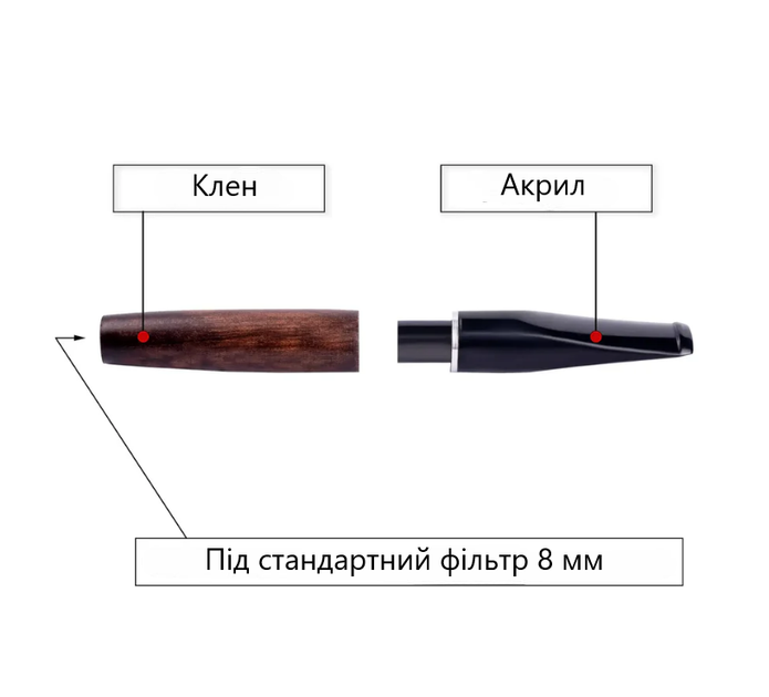 Мундштук для сигарет Anton Тон (95мм) - Фото 2 Мундштук для сигарет Anton Тон (95мм) - изображение 2