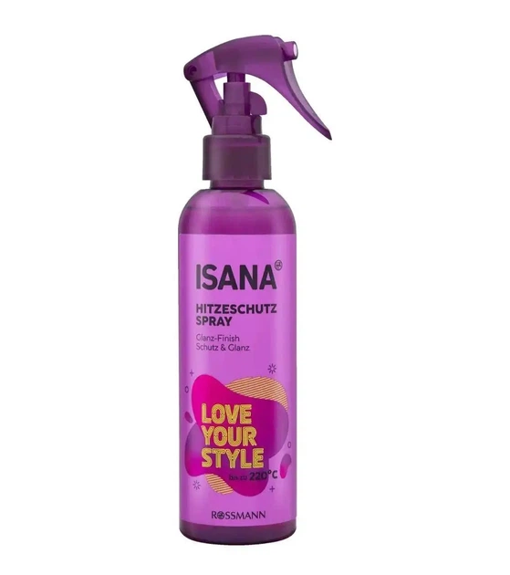 Термозащитный спрей Isana Hitzeschutz Spray, 200 мл - Фото 1 Термозащитный спрей Isana Hitzeschutz Spray, 200 мл - изображение 1