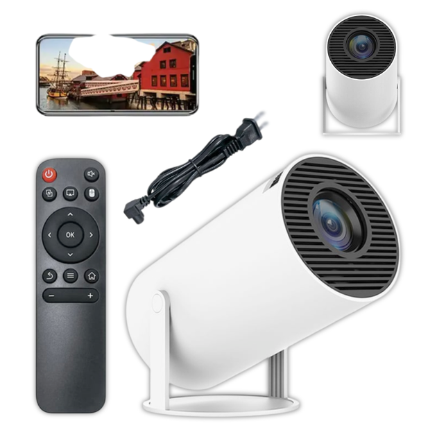 Проектор домашний кинотеатр UltraHD 4K Android 11 WI-FI Портативный Мультимедийный Smart TV для дома TC - изображение 7