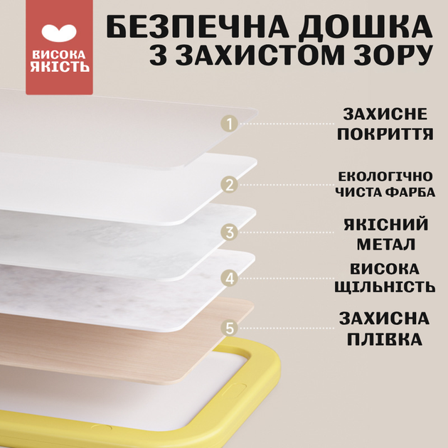 Детский двухсторонний мольберт для рисования 2в1 Магнитная доска для письма для мальчиков или девочек TC - изображение 3