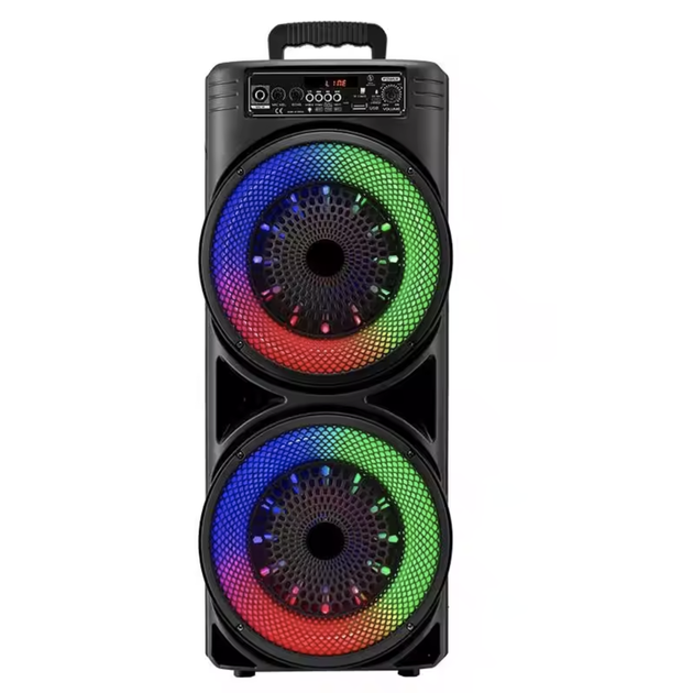 Портативная аккумуляторная акустика (8.5", 40W) беспроводная USB Колонка Bluetooth на аккумуляторе с микрофоном TC 2807 - изображение 5