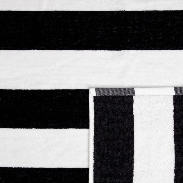 Рушник Homla Lawena банний з чорно-білими смугами 70x130 см (5906496733321) - зображення 4