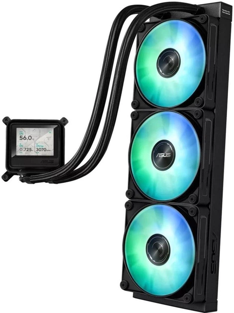 Водяне охолодження ASUS MAX Gaming LC 360 ARGB LCD Black (90RC01G1-B0EAY0) - зображення 5
