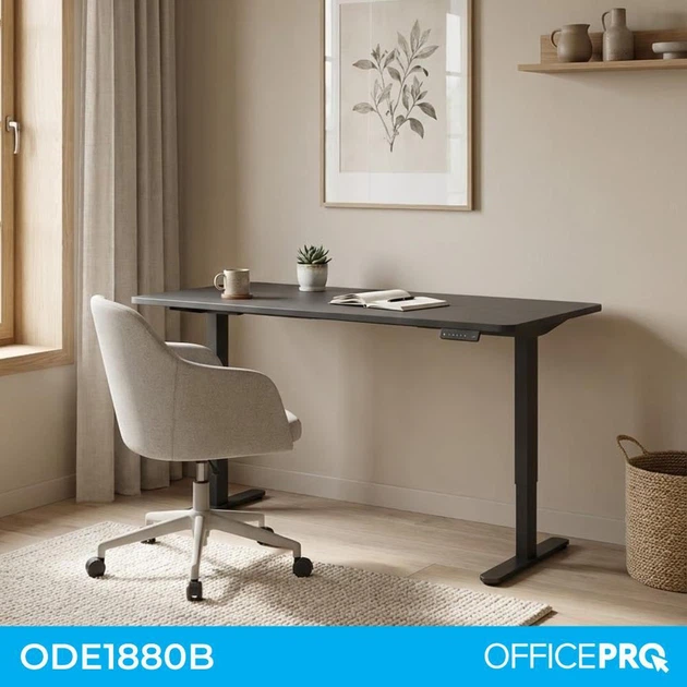 Комп'ютерний стіл OfficePro ODE1880B Black - зображення 3