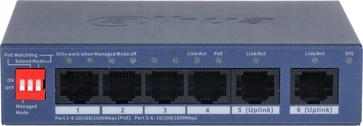 Комутатор Dahua CS4006-4GT-36 - зображення 2