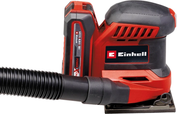 Вібраційна акумуляторна шліфмашина Einhell X-Change TE-OS 18/113 3X Li - Solo (4460730) - зображення 5