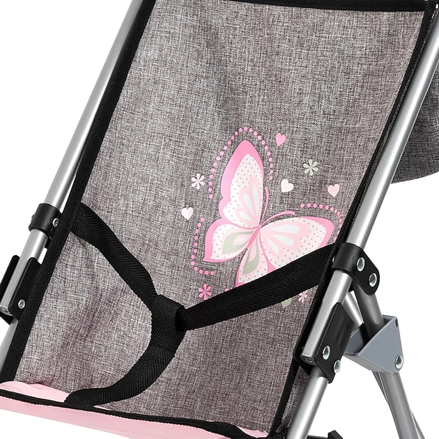 Коляска для ляльок Bayer Design з сумкою Сіра 30533AF (4003336420166) - зображення 3