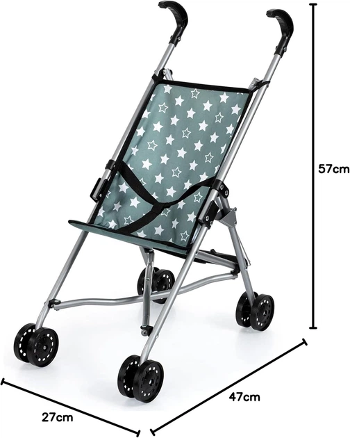 Коляска для ляльок Bayer Design Buggy Зелена 30558AA (4003336305586) - зображення 3