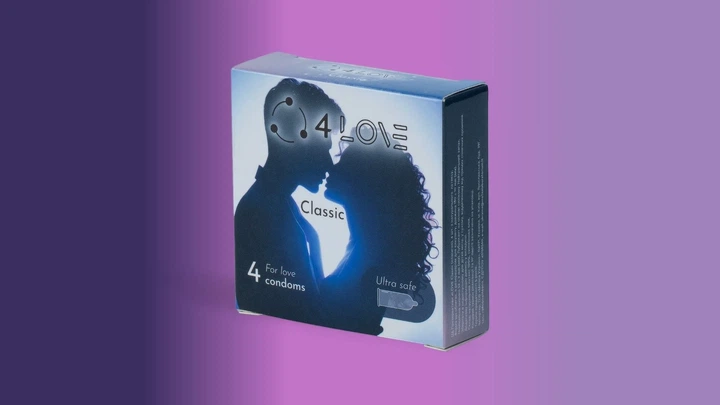 Презервативи 4LOVE Classic 4 шт (4770416004867) - Фото 2 Презервативи 4LOVE Classic 4 шт (4770416004867) - зображення 2