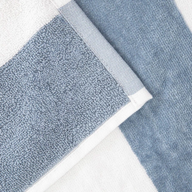 Рушник Homla Lawena у біло-блакитну смужку 70x130 см (5906496733352) - зображення 4