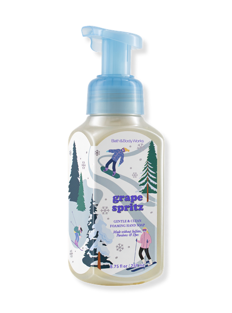 Жидкое мыло-пена для рук Bath & Body Works (667659420537) Grape Spritz Gentle & Clean Foaming Hand Soap 259 мл - Фото 1 Жидкое мыло-пена для рук Bath & Body Works (667659420537) Grape Spritz Gentle & Clean Foaming Hand Soap 259 мл - изображение 1