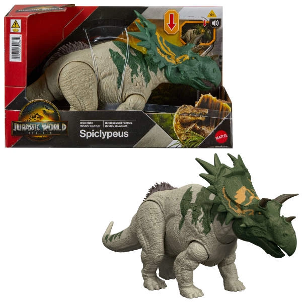 Figurka Mattel Jurassic World Spiclypeus ryczący 28 cm JGB89 (194735309832) - obraz 2