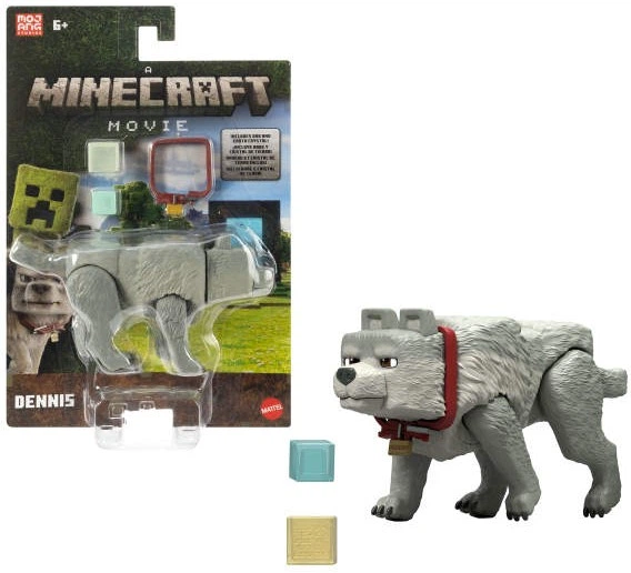 Figurka Mattel Minecraft Dennis wilk 10 cm JFR59 (194735304318) - obraz 2