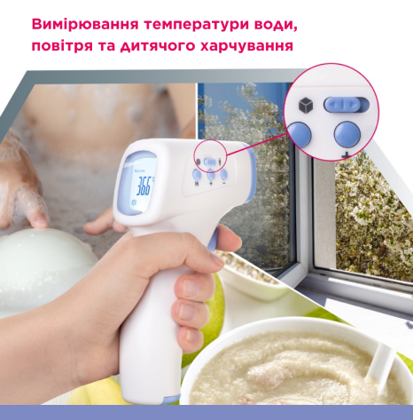 Термометр медичний інфрачервоний WF-4000 - изображение 5