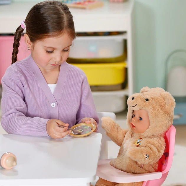 Лялька BABY BORN – ЕММА У КОСТЮМІ ВЕДМЕДИКА (43 cm, з аксесуарами) - изображение 5