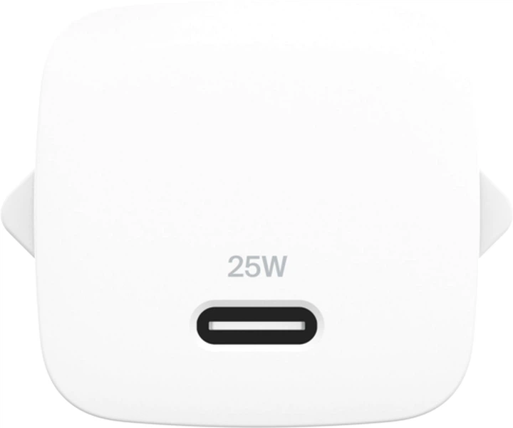 Зарядний пристрій мережевий Belkin 25Вт USB-С PD PPS Білий (WCA012KQWH) - зображення 4