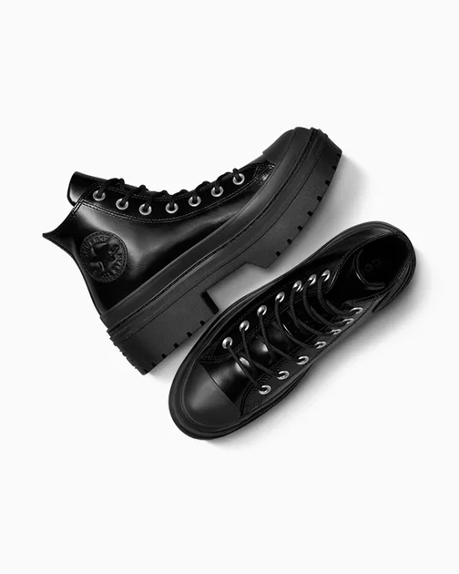 Женские кеды Converse Chuck Taylor All Star Leather 37.5 Черные (A12475C) - Фото 3 Женские кеды Converse Chuck Taylor All Star Leather 37.5 Черные (A12475C) - изображение 3