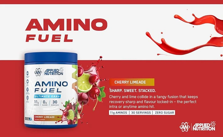 Аминокислотный комплекс Applied Nutrition Amino Fuel EAA 390 г, Cherry Limeade - изображение 2