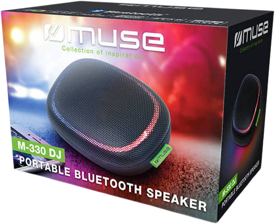 Портативна колонка Muse M-330 DJ 5W RGB Black - Фото 4 Портативна колонка Muse M-330 DJ 5W RGB Black - зображення 4
