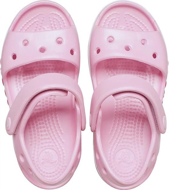 Крокси сандалії дитячі Crocs Bayaband Sandal Ballerina Pink/Candy Pink 32 - зображення 2