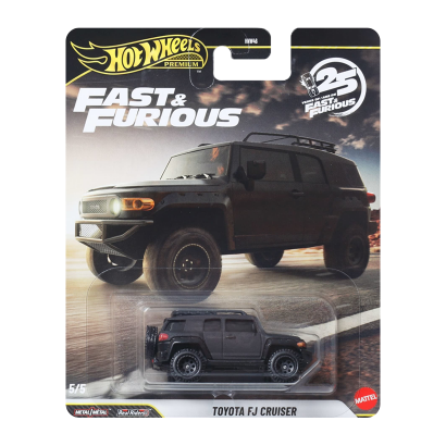 Машинка Premium Hot Wheels Toyota FJ Cruiser Fast & Furious 1:64 JHW69 Black - Фото 1 Машинка Premium Hot Wheels Toyota FJ Cruiser Fast & Furious 1:64 JHW69 Black - изображение 1
