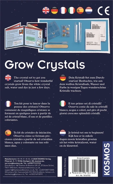 Zestaw badawczy Kosmos Grow Crystals Hodowla kryształów 161675 (4002051616755) - obraz 2