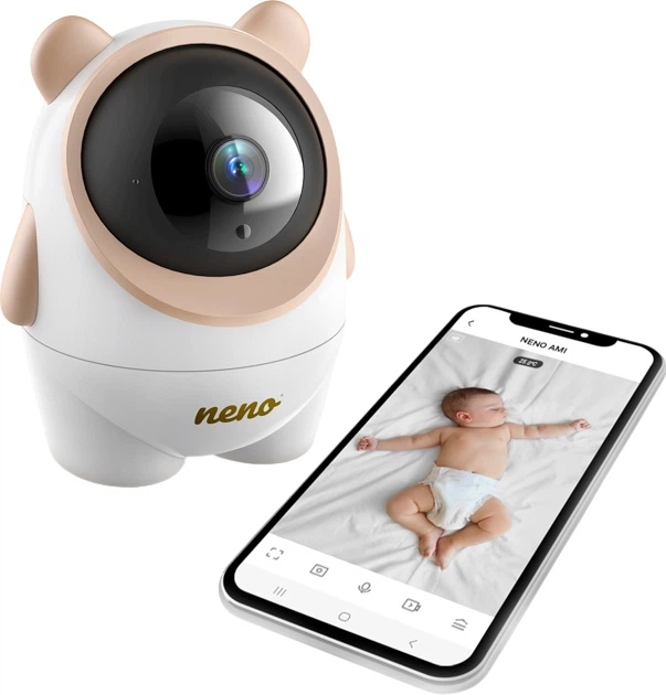 Niania elektroniczna Neno Ami IP-Wi-Fi profesjonalna obrotowa (5902479675794) - obraz 2