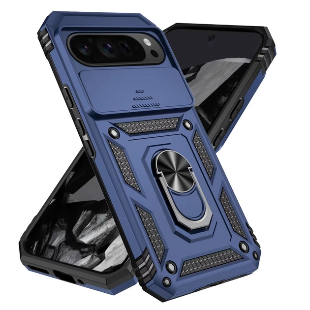 Протиударний чохол Serge Ring з захистом камери на Google Pixel 10 Pro XL (Синій) Epik (243273) - Фото 2 Протиударний чохол Serge Ring з захистом камери на Google Pixel 10 Pro XL (Синій) Epik (243273) - зображення 2