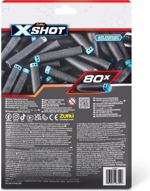 Набір патронів Zuru X-Shot Air Pocket Excel 50 шт. 36588 (193052047953) - зображення 2