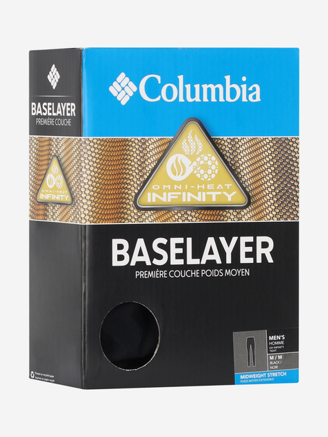 Кальсони чоловічі Columbia Omni-Heat Infinity Tight чорний S (46) Чорний 2012391CLB-010 - Фото 5 Кальсони чоловічі Columbia Omni-Heat Infinity Tight чорний S (46) Чорний 2012391CLB-010 - зображення 5