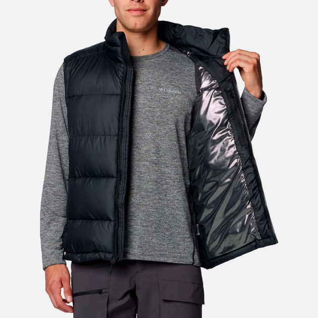 Безрукавка Columbia PIKE LAKE II VEST M Чорний 2050951012 - зображення 6