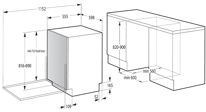 Посудомийна машина GORENJE GV643D60 - зображення 6