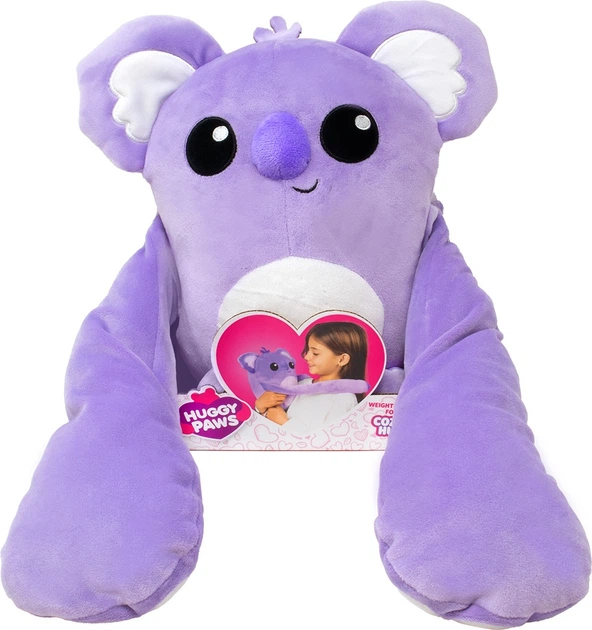 М’яка іграшка TigerHead Huggy Paws Приємні лапки фіолетові Коала 15043 (5908287015043) - зображення 3