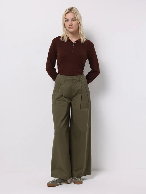 Брюки женские Colin's CL1077045KHA M Khaki (8684112951836) - Фото 4 Брюки женские Colin's CL1077045KHA M Khaki (8684112951836) - изображение 4