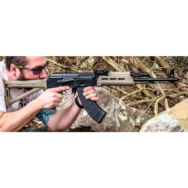 Приклад Magpul MOE AK Stock для АК47/74 (штампованої версії) пісочний - Фото 4 Приклад Magpul MOE AK Stock для АК47/74 (штампованої версії) пісочний - изображение 4