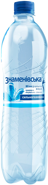 Упаковка минеральной газированной воды Знаменівська 0.5 л х 12 бутылок ...