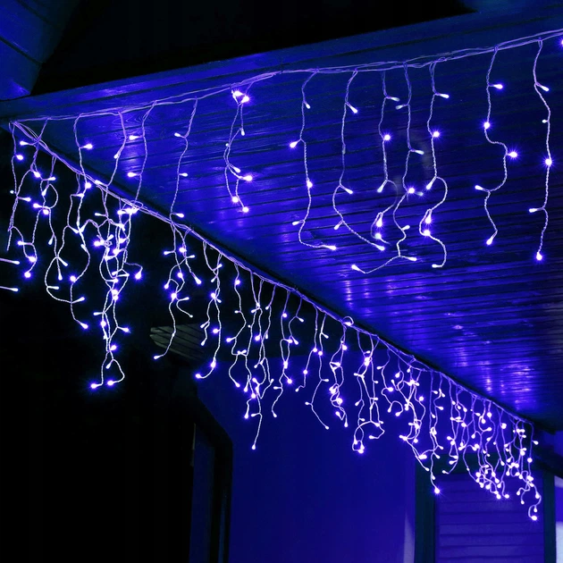 Гирлянда бахрома уличная (наружная) Springos 12 м 300 LED CL302 Blue - изображение 7