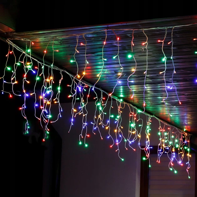 Гірлянда бахрома вулична (зовнішня) Springos 12 м 300 LED Pilot CL307 Mix - Фото 2 Гірлянда бахрома вулична (зовнішня) Springos 12 м 300 LED Pilot CL307 Mix - зображення 2