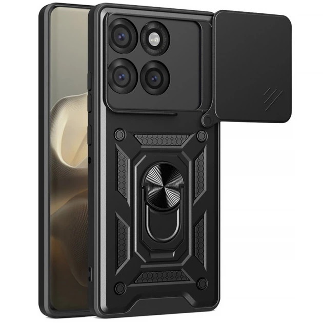 Ударопрочный чехол Serge Ring с защитой камеры для Motorola Edge 60 Pro (Черный) Epik (242460) - Фото 1 Ударопрочный чехол Serge Ring с защитой камеры для Motorola Edge 60 Pro (Черный) Epik (242460) - изображение 1