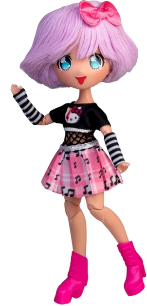 Лялька 4SF Manga Dolls Hello Kitty Тедді Рок HKTF0100 (8056379194156) - зображення 3