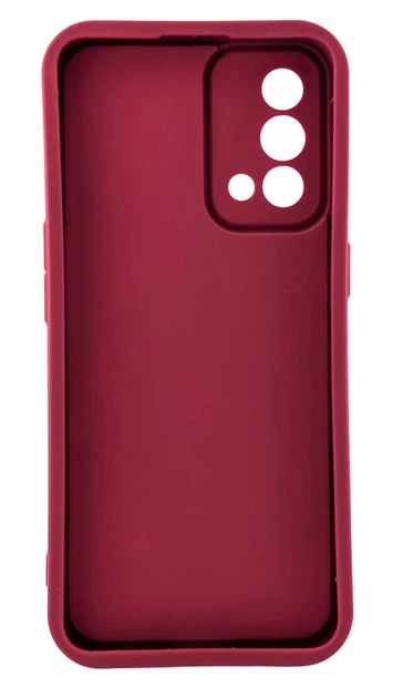 Чехол Shock Case для Realme GT Master Edition (RMX3363) бампер силиконовый бордовый - изображение 3