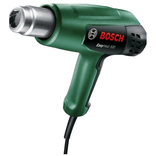 Фен промисловий Bosch EasyHeat 500 нагрів до 500 градусів 1600 Вт Зелений - Фото 1 Фен промисловий Bosch EasyHeat 500 нагрів до 500 градусів 1600 Вт Зелений - зображення 1