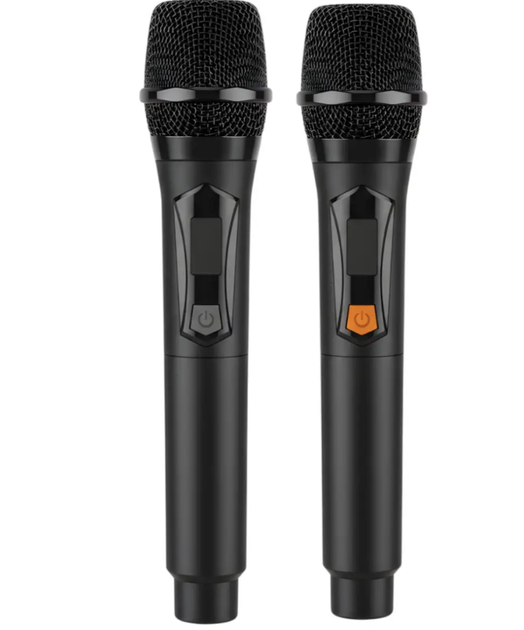 Бездротові мікрофони UHF TTD-M12 ∙ Караоке-система UHF TTD-M12 на два мікрофони 57036/40 - Фото 2 Бездротові мікрофони UHF TTD-M12 ∙ Караоке-система UHF TTD-M12 на два мікрофони 57036/40 - зображення 2