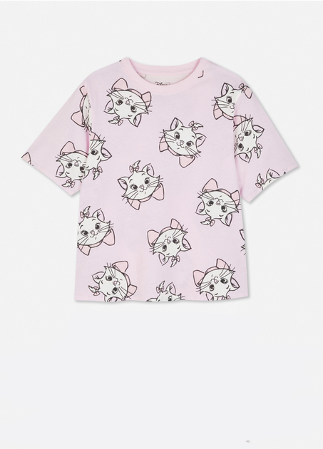 Женская пижамная футболка Primark Disney’s Print Pyjamas XXS для дома и сна Пудровый (9091) - изображение 5